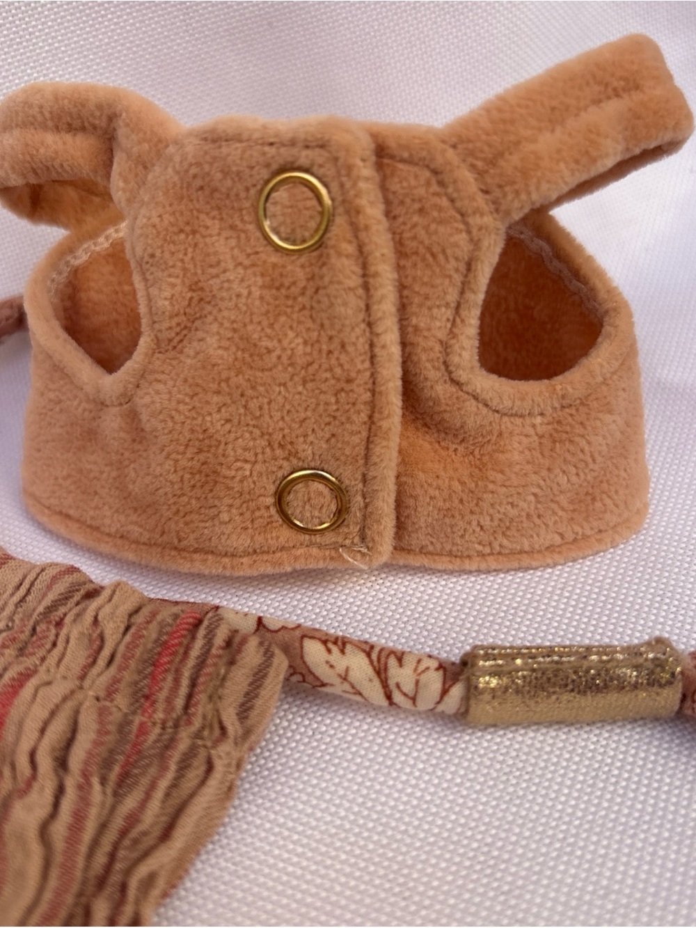 Maileg BUNNY PLUSH HARNESS & leash in bag leash NWT pink